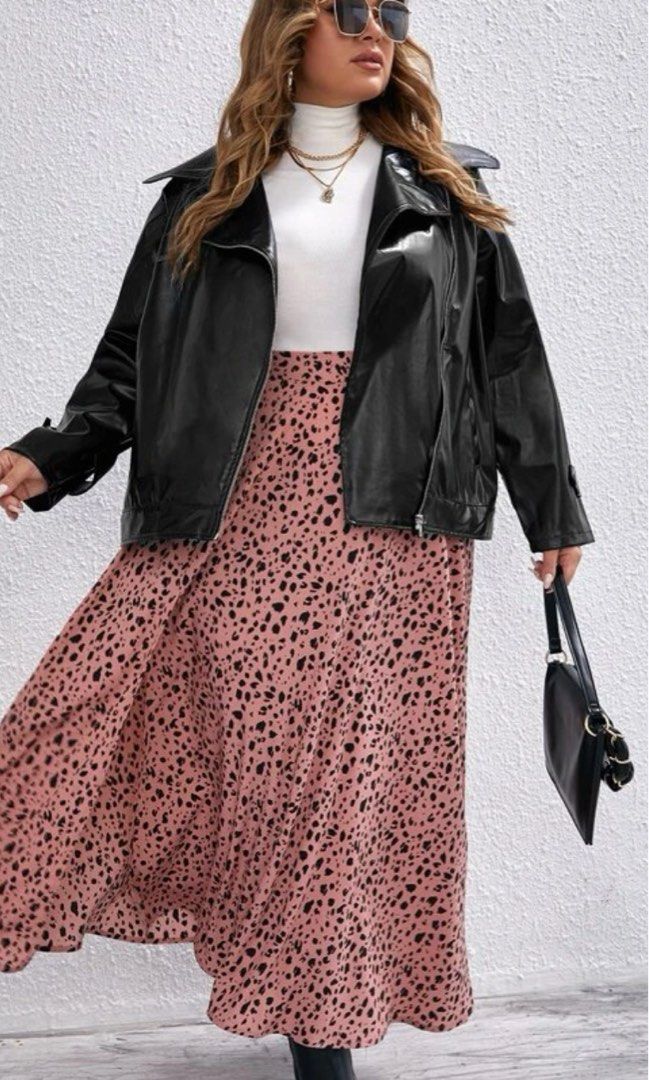 4xl Faux leather jacket from Shein (Category: Coats, Jackets and Outerwear) located in Tacloban City. Submitted by deedeecat (Listing ID 1306524029, Image 3). Description: Faux leather jacket from Shein, never been used. Dm for any questions!.