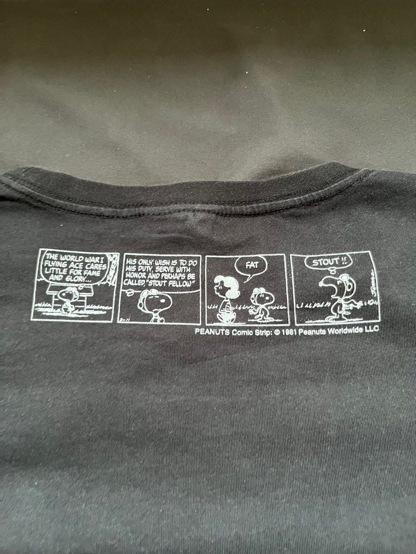 90's Peanuts Snoopy Flying Ace Woodstock, Men's Fashion, Tops & Sets ...