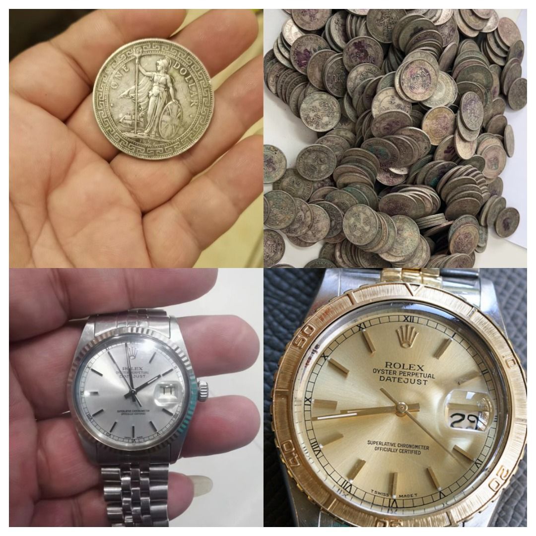 專業上門收購（錢幣銀幣、紀念幣、郵票、金銀首飾、名酒、名表、唱片、燕窩、花膠、古董、等等） 錢幣類：  生肖鈔、龍鈔、流通鈔、福䘵壽硬幣、銅錢、銀幣、金幣、舊銀幣、銅綫、生肖銀幣.各種世界名錶, 徵收- Carousell