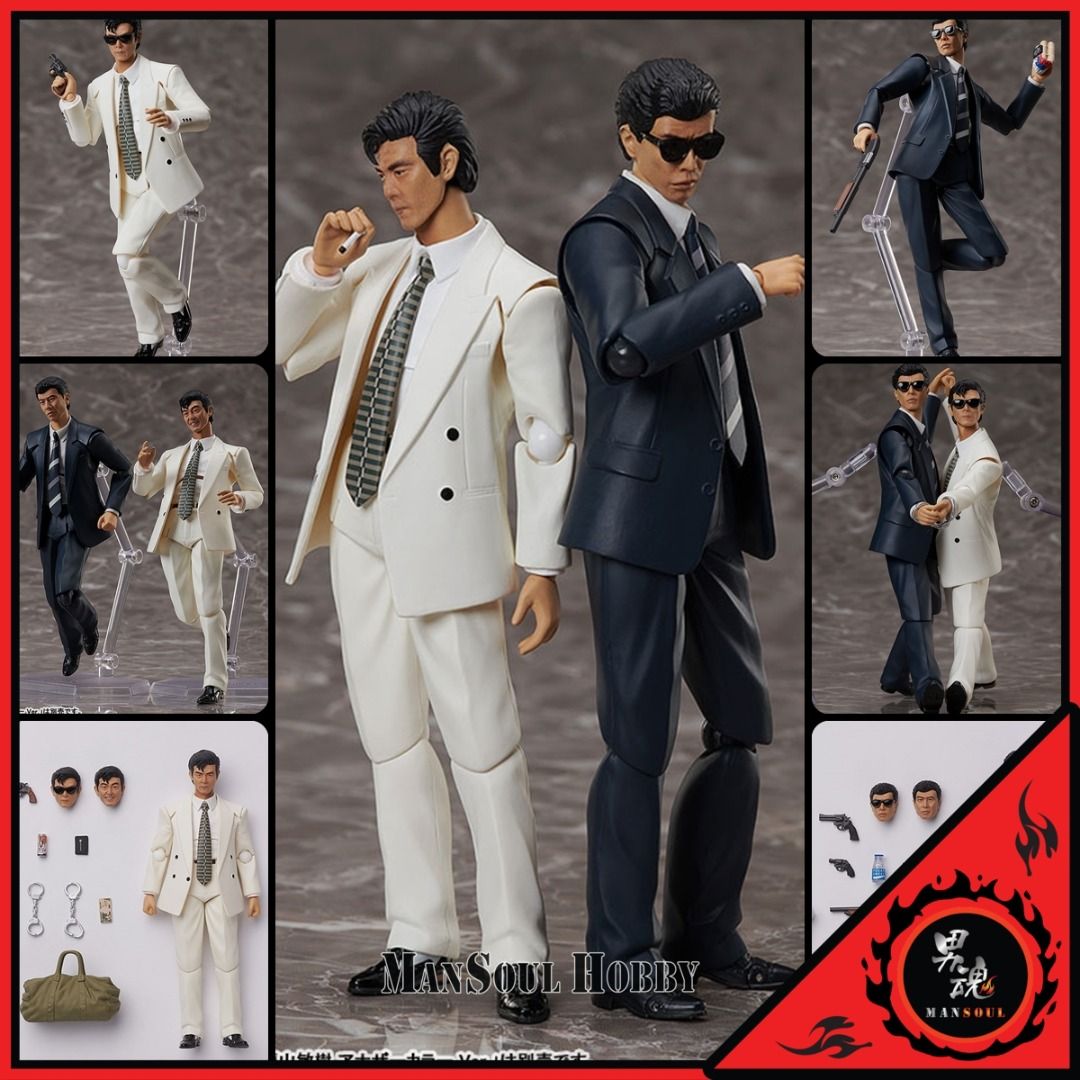 日版更保值] 鷹山敏樹+ 大下勇次危險刑警別色1套2款figma SP-143