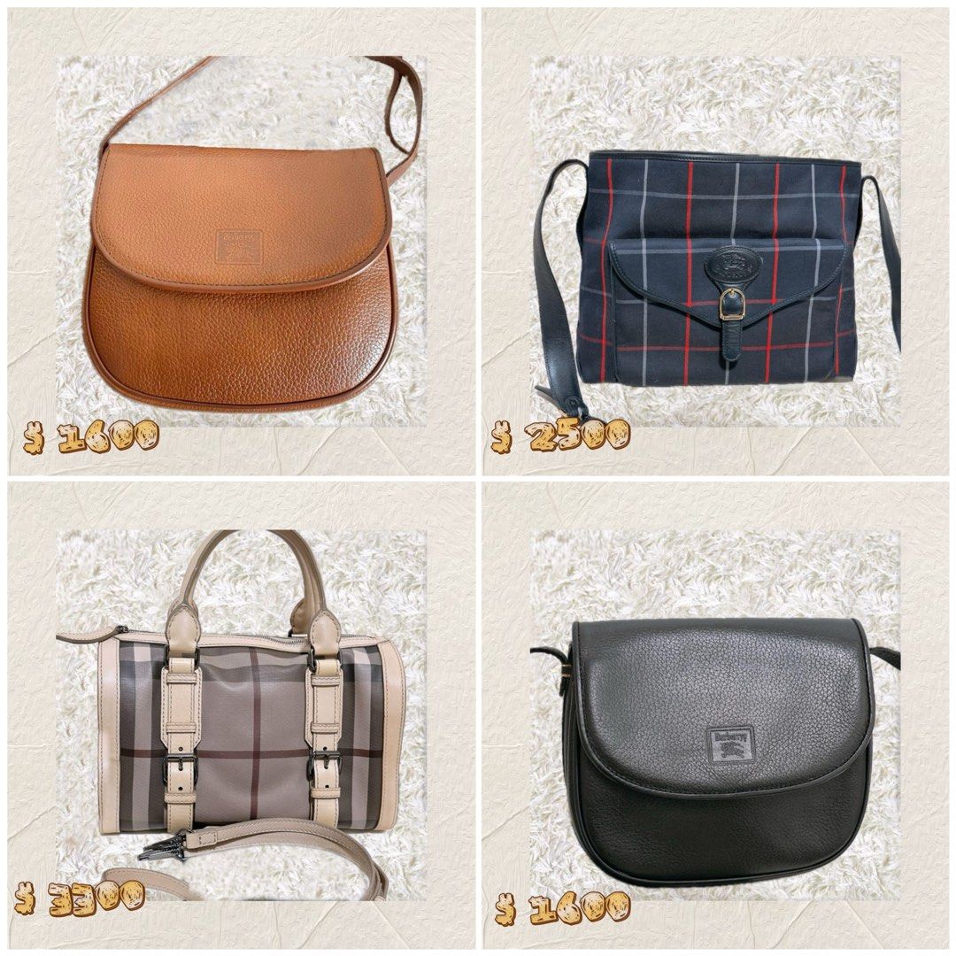 Vintage burberry sling bag discount
