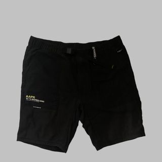 Aape Black Cargo Shorts