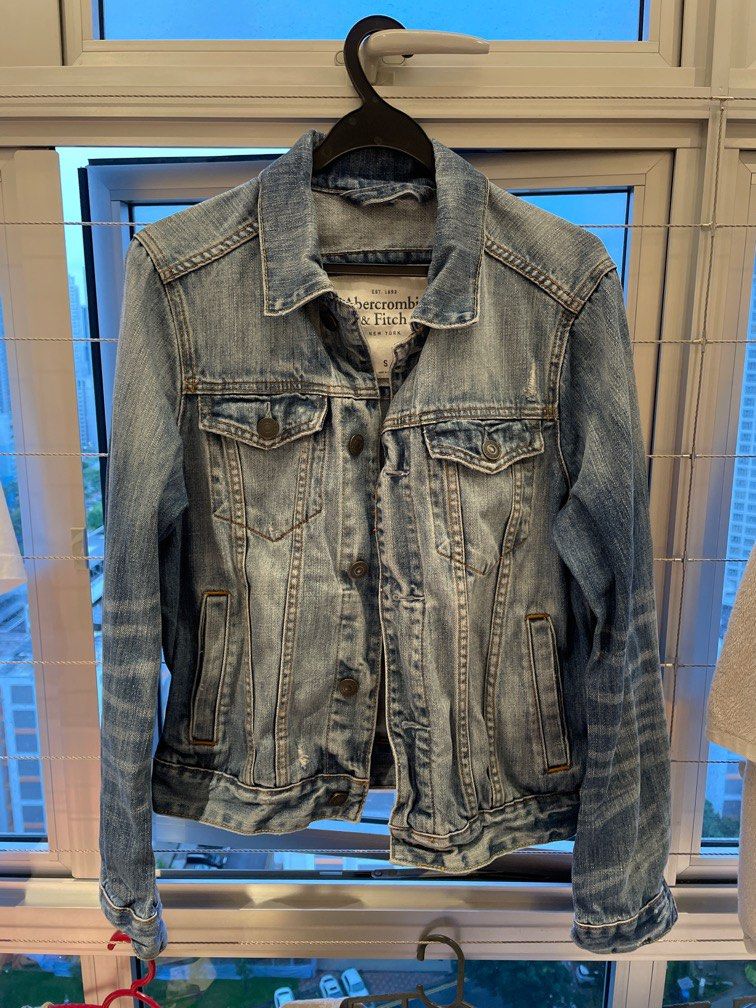 A&f denim jacket shop