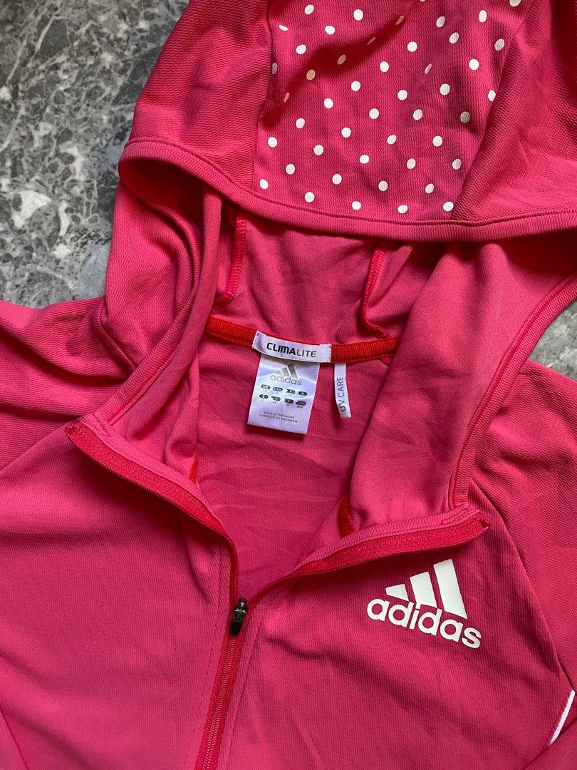 Adidas Climalite Women s Hoodie Jacket Women s Fashion Coats Jackets and Outerwear on Carousell