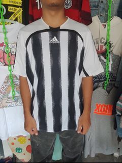Adidas football jersey horizontal stripes