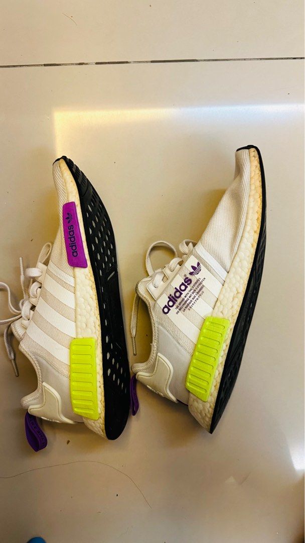 Adidas NMD R1 Semi Solar Yellow Men s Fashion Footwear Sneakers on Carousell