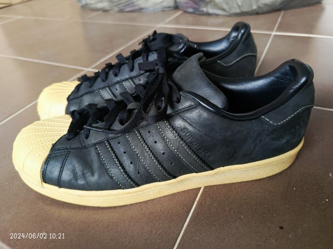 Adidas genuine leather shoes hot sale