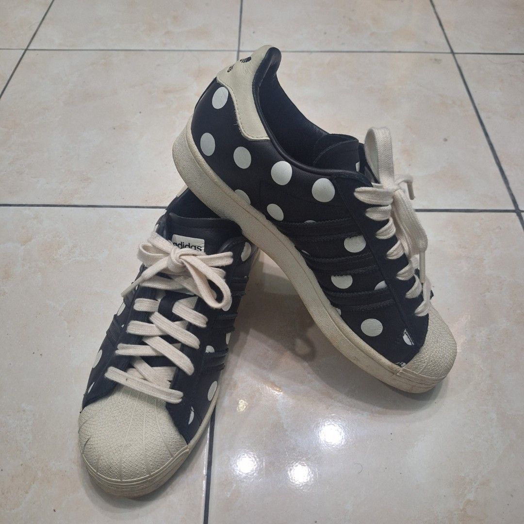 Adidas superstar grey dots on sale