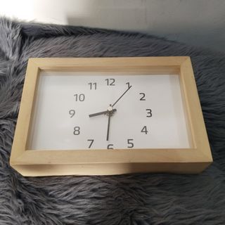 Affordable Wooden Desk Clock for only php 350 😍👌