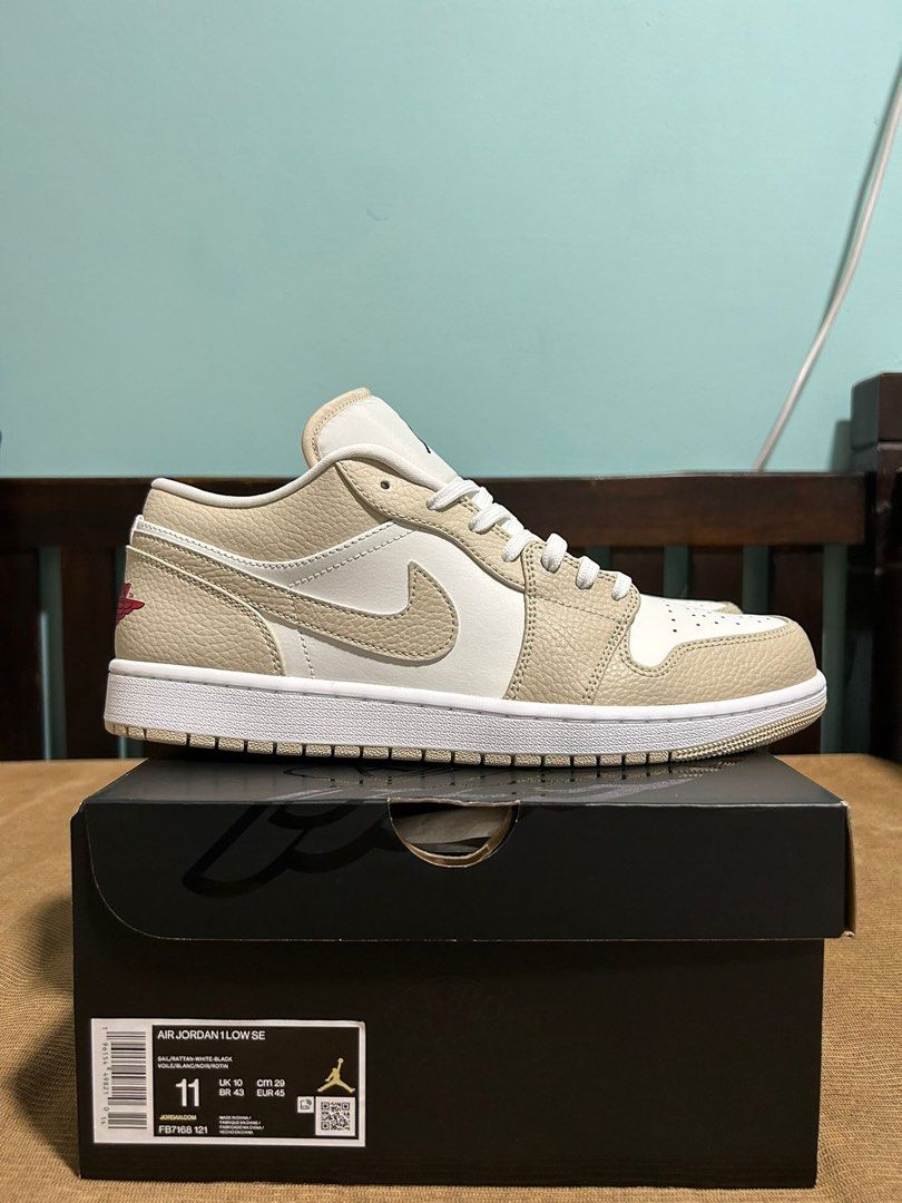 Jordan 1 low beige suede deals