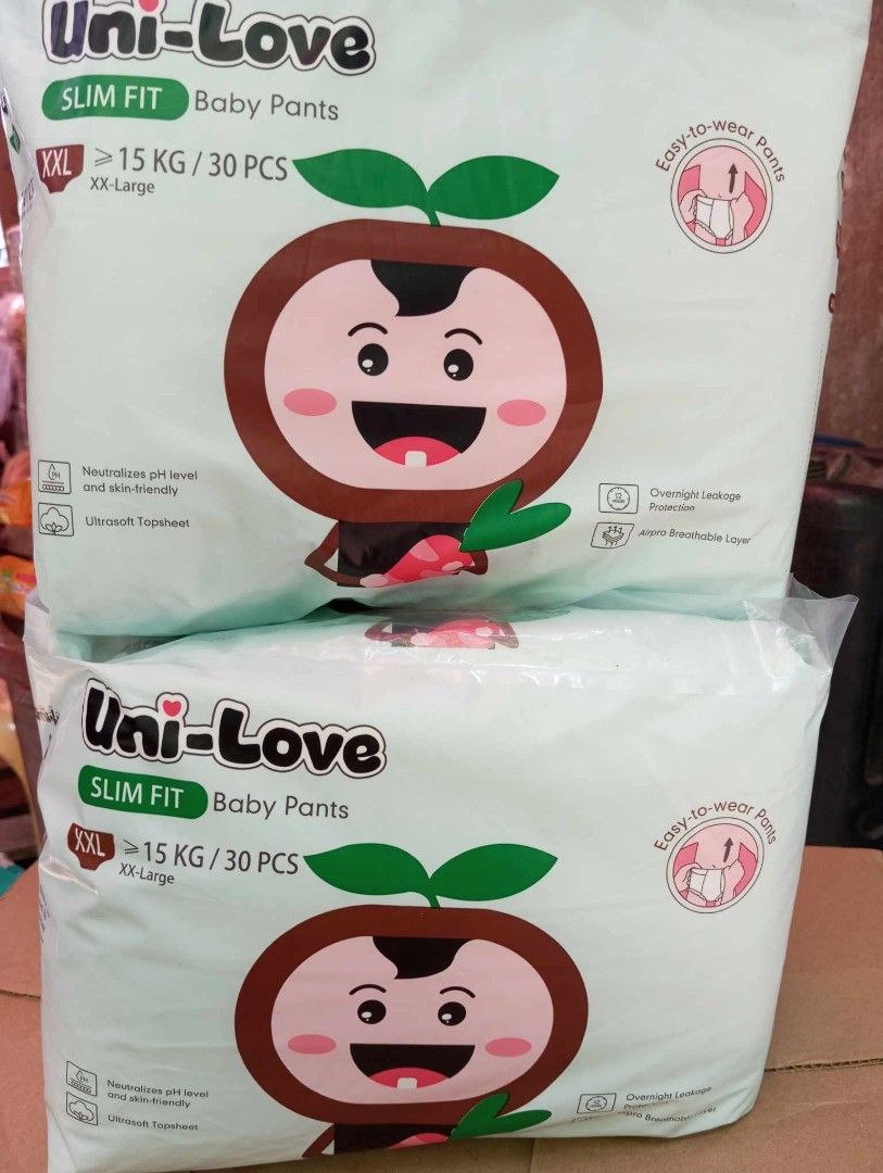 All size unilove available (Category: Diapers & Baby Wipes) located in Manila. Submitted by sweetieteapascua (Listing ID 1306597120, Image 3). Description: ALL ORIGINAL PACKAGING SEALED UNILOVE BRAND NB 30PCS-190 SMALL TAPE 30PCS-210 MEDIUM TAPE 30PCS.-230 MEDIUM PANTS 30PCS.-260 LARGE TAPE 30PCS-260 LARGE PANTS 30PCS-260 XL PANTS 30PCS.-280 PAYMENT-COD,GCASH,BANKTRANSFER.