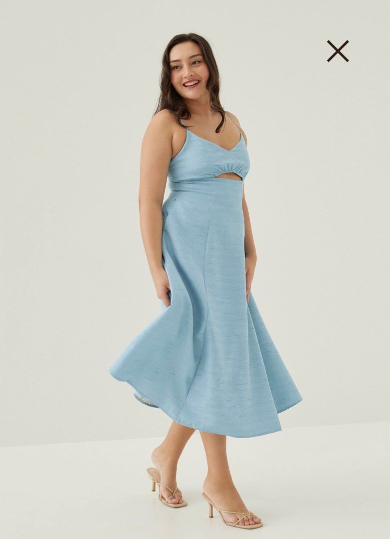 Arla Padded Tweed Fit & Flare Midi Dress L, Women's Fashion, Dresses &  Sets, Dresses on Carousell