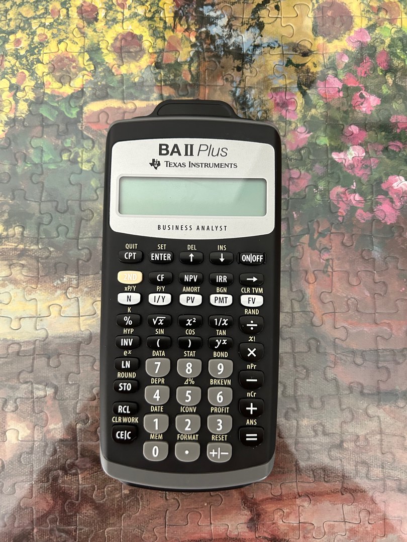 BA II PLUS Texas Instruments Calculator, Hobbies & Toys, Stationery ...