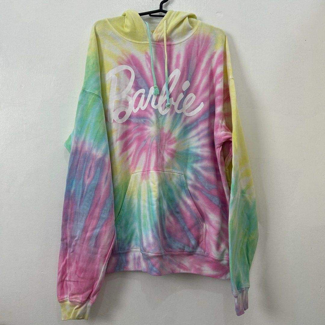 Barbie tie dye hoodie top