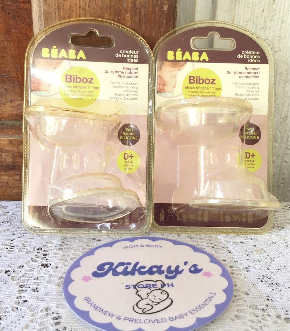 Beaba teats 0+ (Category: Breastfeeding & Bottle Feeding) located in Tuguegarao City. Submitted by kikay.store.ph30 (Listing ID 1306642537, Image 1). Description: condition: brand new damage box size : 0+ selling per set MOD : JNT - LBC - BUS SHIPPING MOP : GCASH - BANK TRANSFER SCO ✅ FOR MORE INFORMATION SEND ME MSG 🤗🌈.