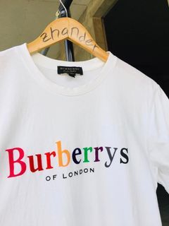 Burberry Rainbow letter logo