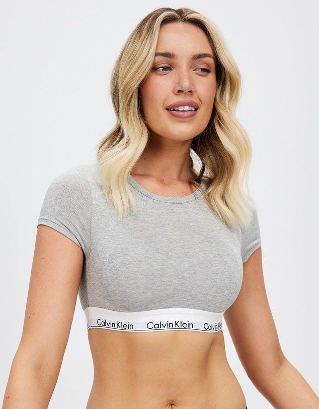 Calvin klein modern cotton t shirt bra hot sale