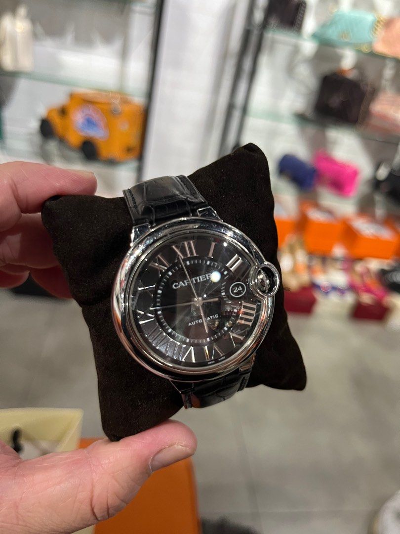 Cartier ballon bleu black dial clearance