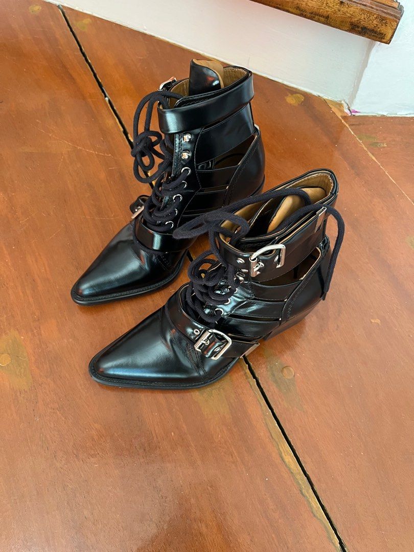 Chloe Rylee Cut out Ankle Boots Women s Fashion Footwear Boots on Carousell