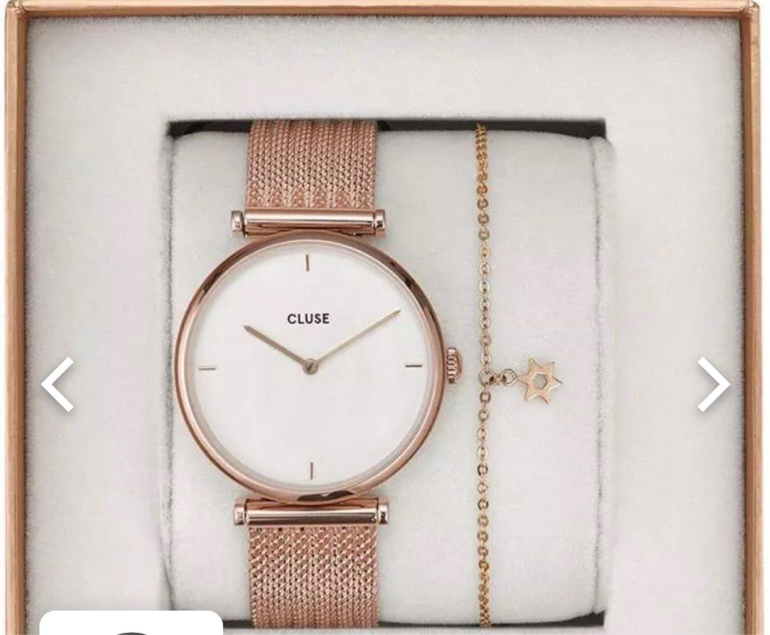 Cluse Rose Gold Watch with Bracelet Women s Fashion Watches Accessories Watches on Carousell