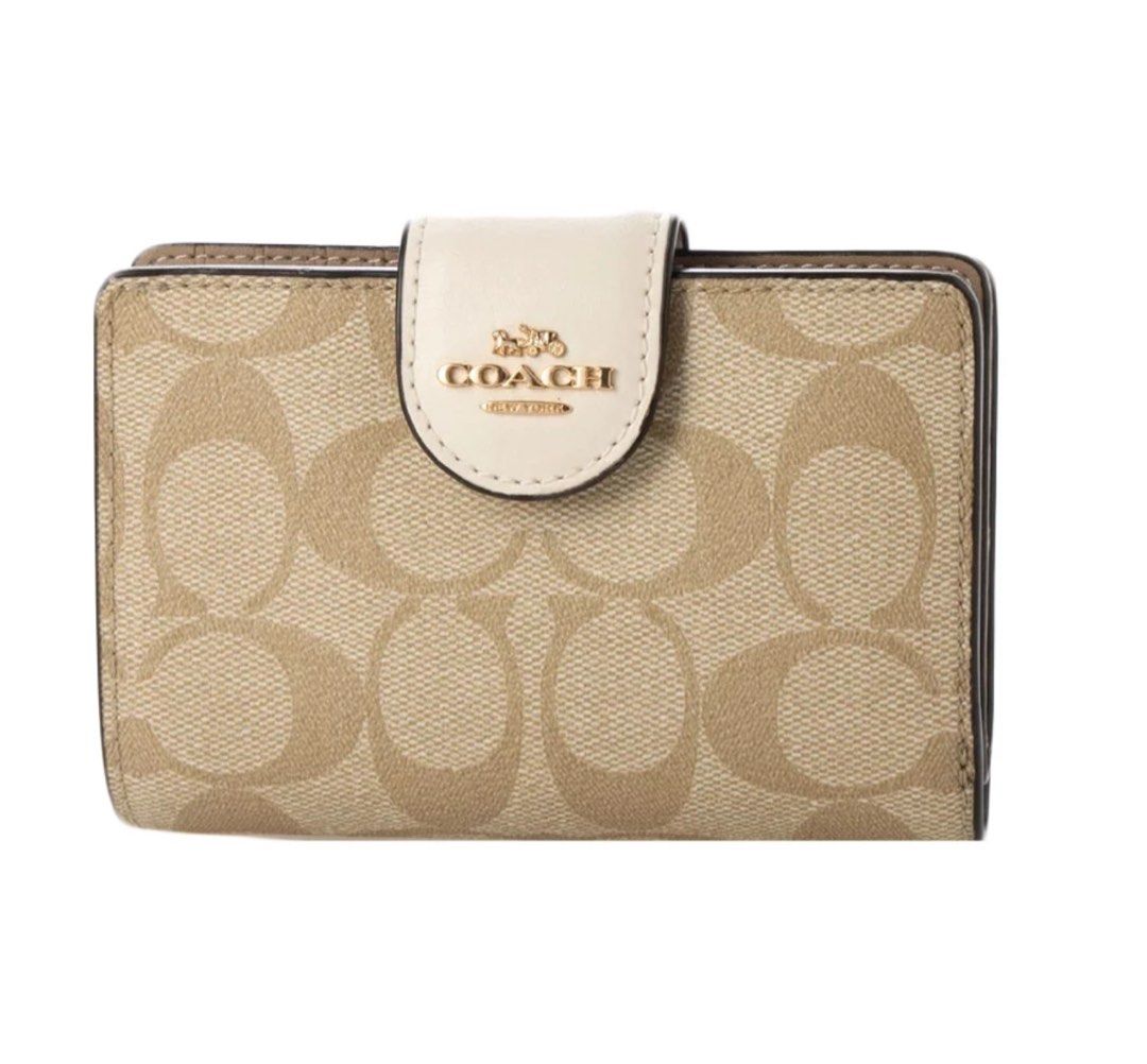 Coach bifold wallet medium clearance