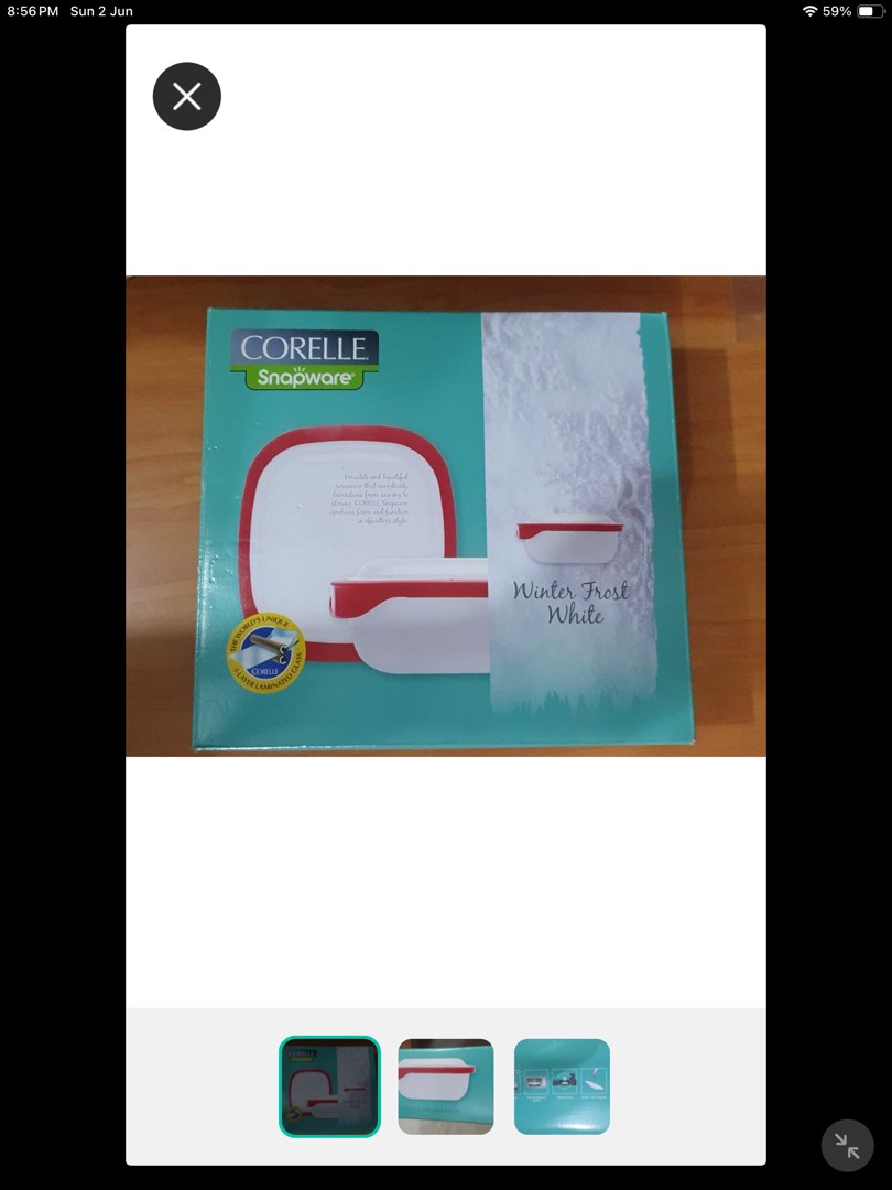 Corelle Snapware 1.4 Ltr, Furniture & Home Living, Kitchenware ...