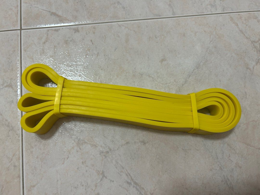 Decathlon yellow resistance band new arrivals