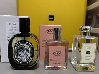 Diptyque Eau Rose Ballet Rose Jo Malone English Pear and Freesia