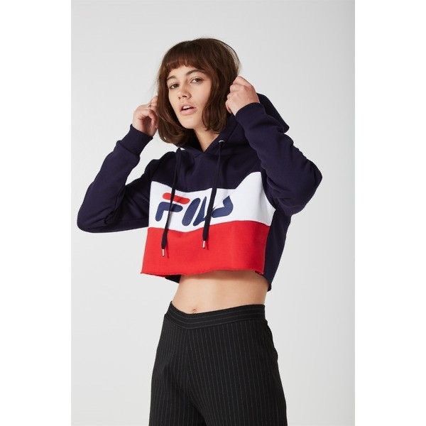 Cropped fila sweatshirt store