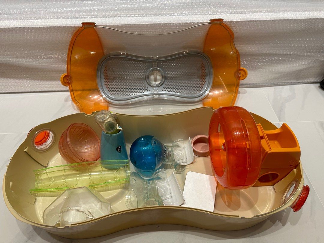 Hamster Cage Habitrail Ovo Loft Set Additional Accessories Set 2 Pet Supplies Homes Other Pet Accessories on Carousell