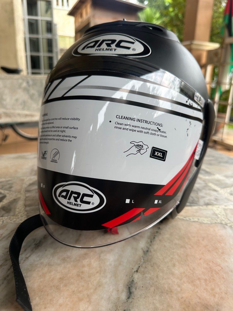 Helmet ARC Ritz XXL, Motorbikes on Carousell