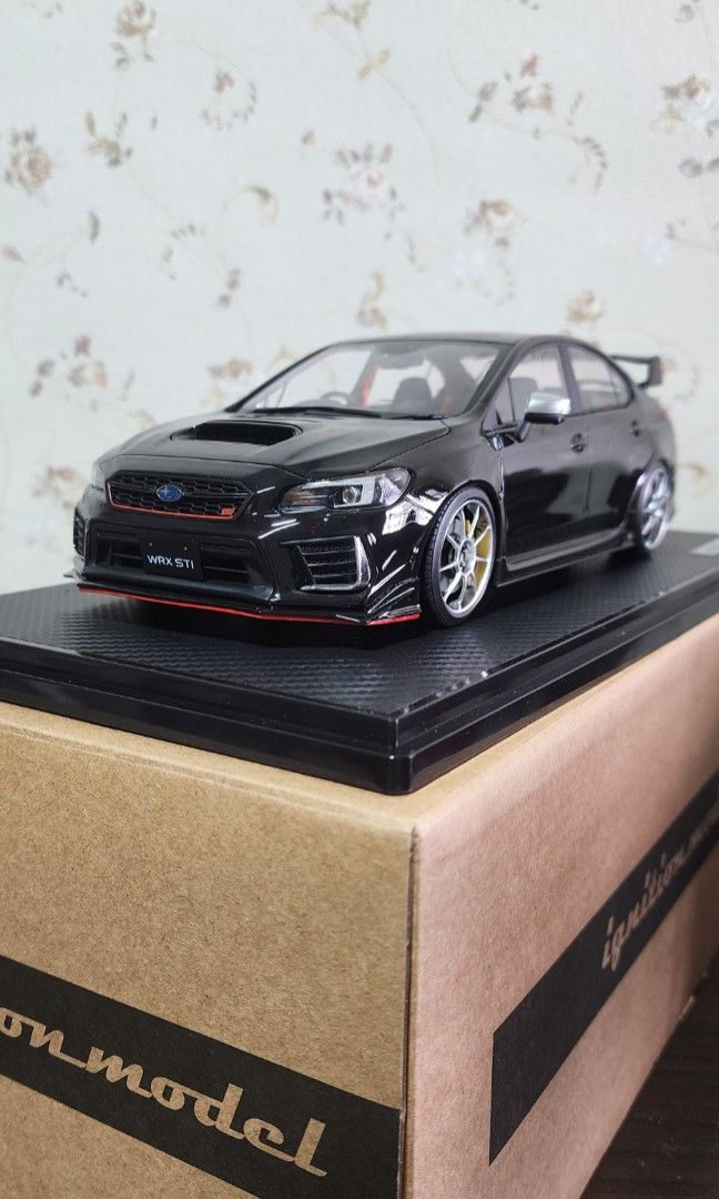 IG1669 1/18 SUBARU WRX (CBA-VAB) STI Black, Hobbies & Toys, Toys & Games on  Carousell