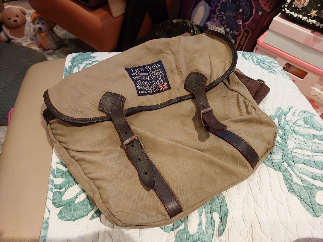 Jack Wills messenger bag made in UK