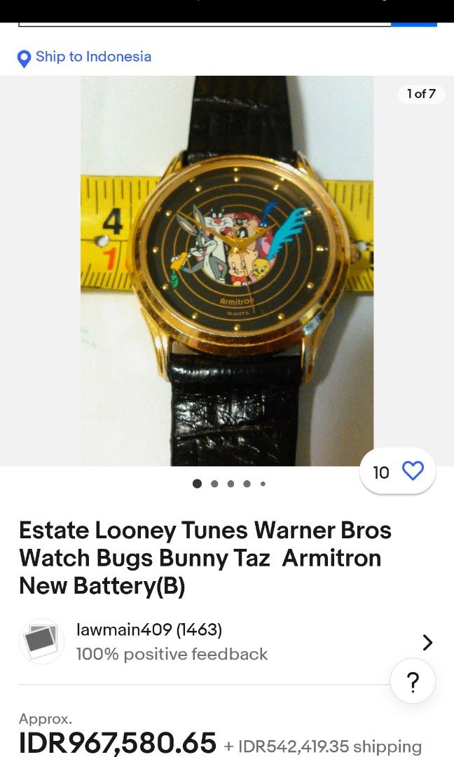 Looney tunes armitron collectibles watch 2025