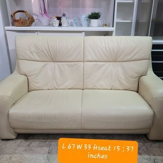 Japan surplus leather sofa 