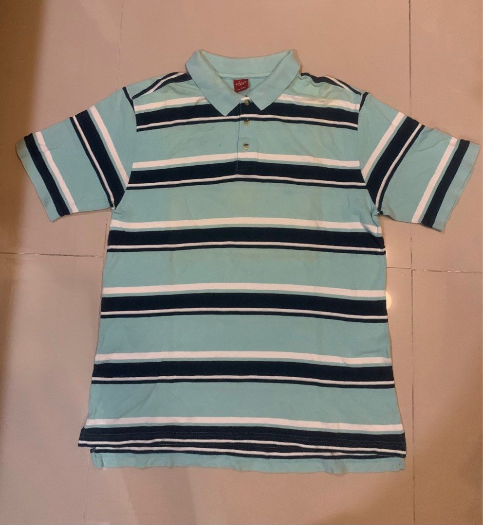 Junction West polo shirt (Category: Tshirts & Polo Shirts ) located in Quezon City. Submitted by freeman520 (Listing ID 1306698907, Image 1). Description: Junction West polo shirt stripes Size Large.