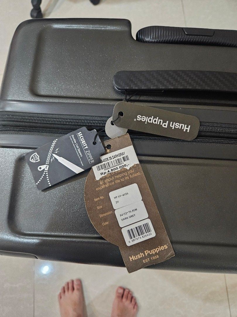 SOGO Hush Puppies Koper 28 29 Large jumbo inch Hard Case Security ...