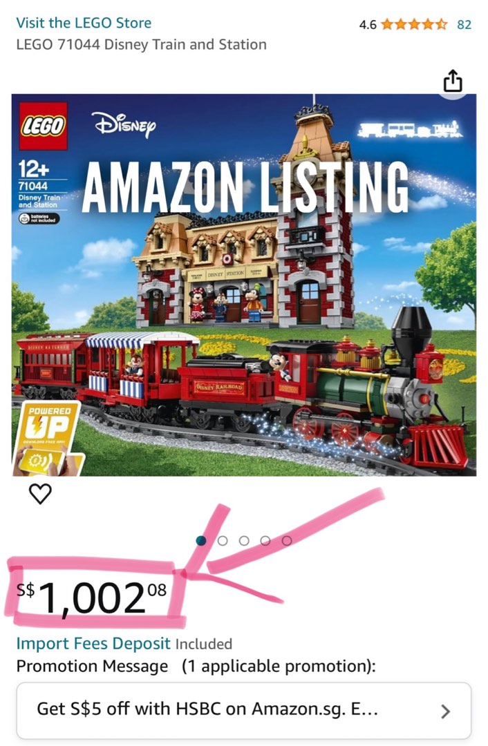 LEGO 71044 Disney Train and Station Retired set discontinue set Hobbies Toys Toys Games on Carousell