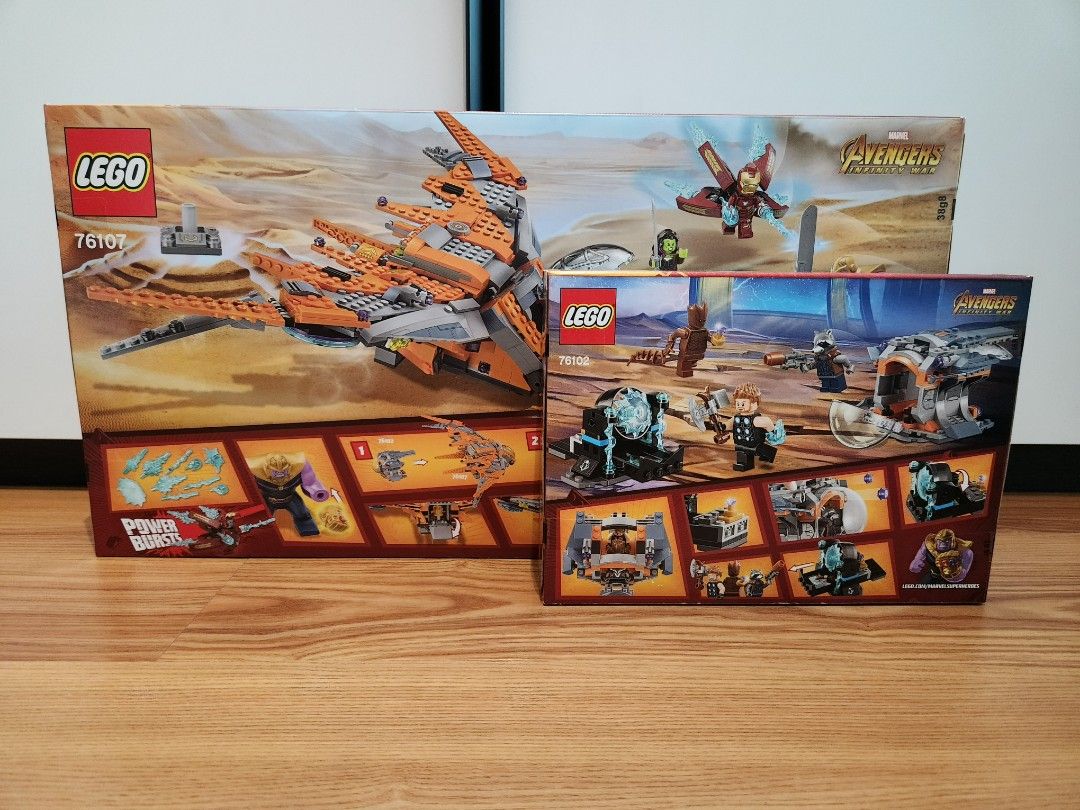 Lego 76102 76107 Marvel Super Heroes