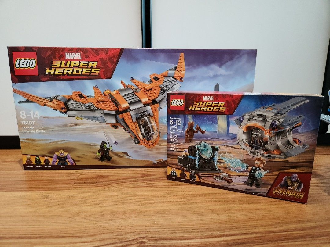 Lego 76102 and 76107 shop