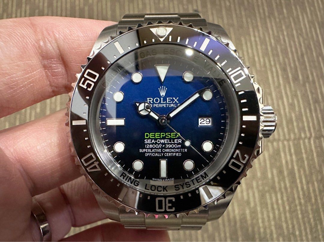 Like New Aug 16 Rolex Deepsea Sea Dweller DSSD Blue James Cameron 116660