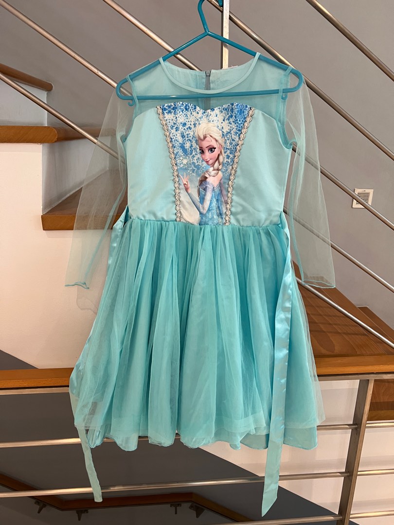 Like New Frozen Elsa dress with tulle Babies Kids Babies Kids Fashion on Carousell