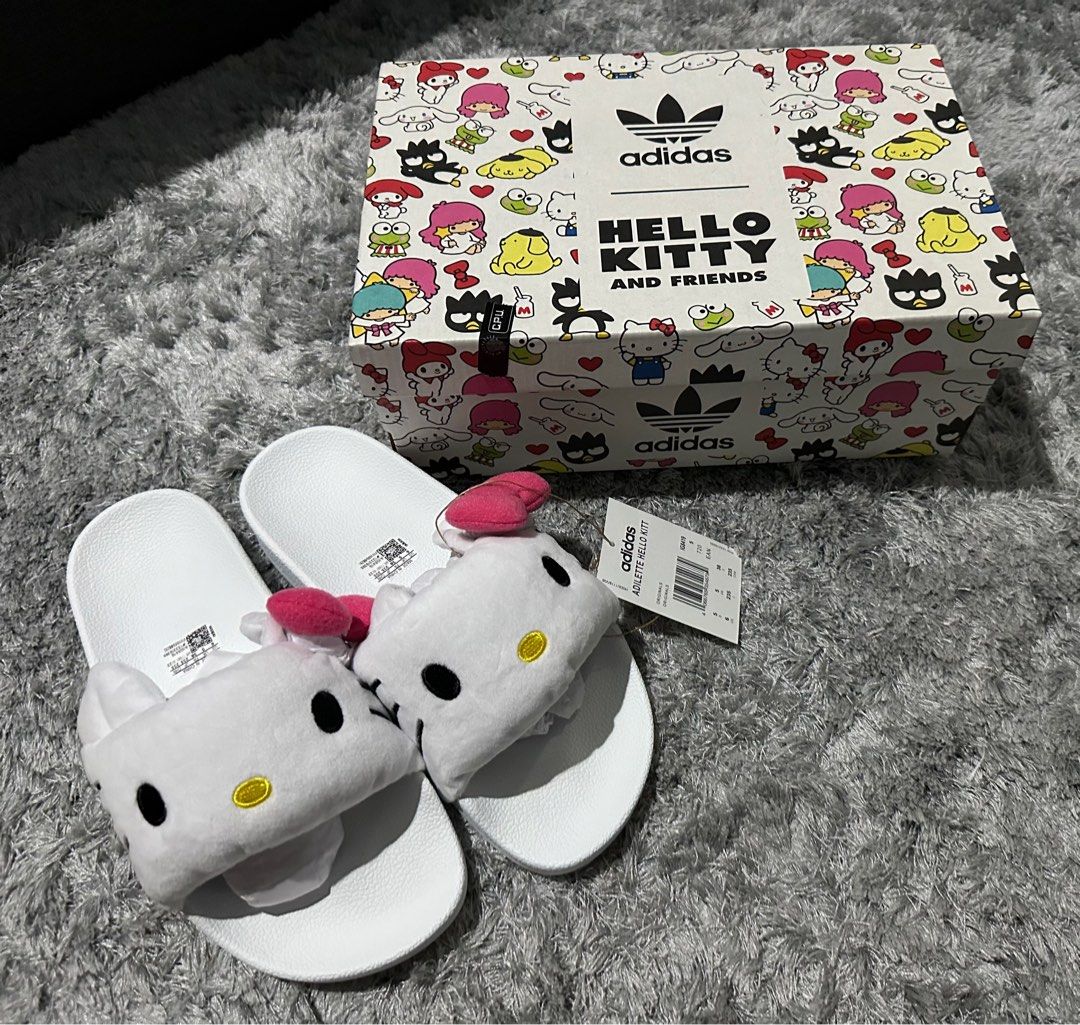 Adidas fur slippers deals