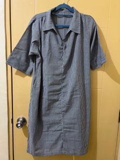 Linen dress, casual, Large to 2XL