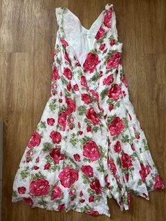 Lk Bennett  linen wrap dress size 14 or XL