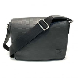 Louis Vuitton Men's District PM Black Damier Infini Calfskin Messenger Bag