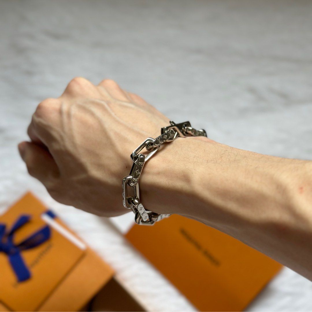Louis Vuitton Monogram Chain Link Bracelet