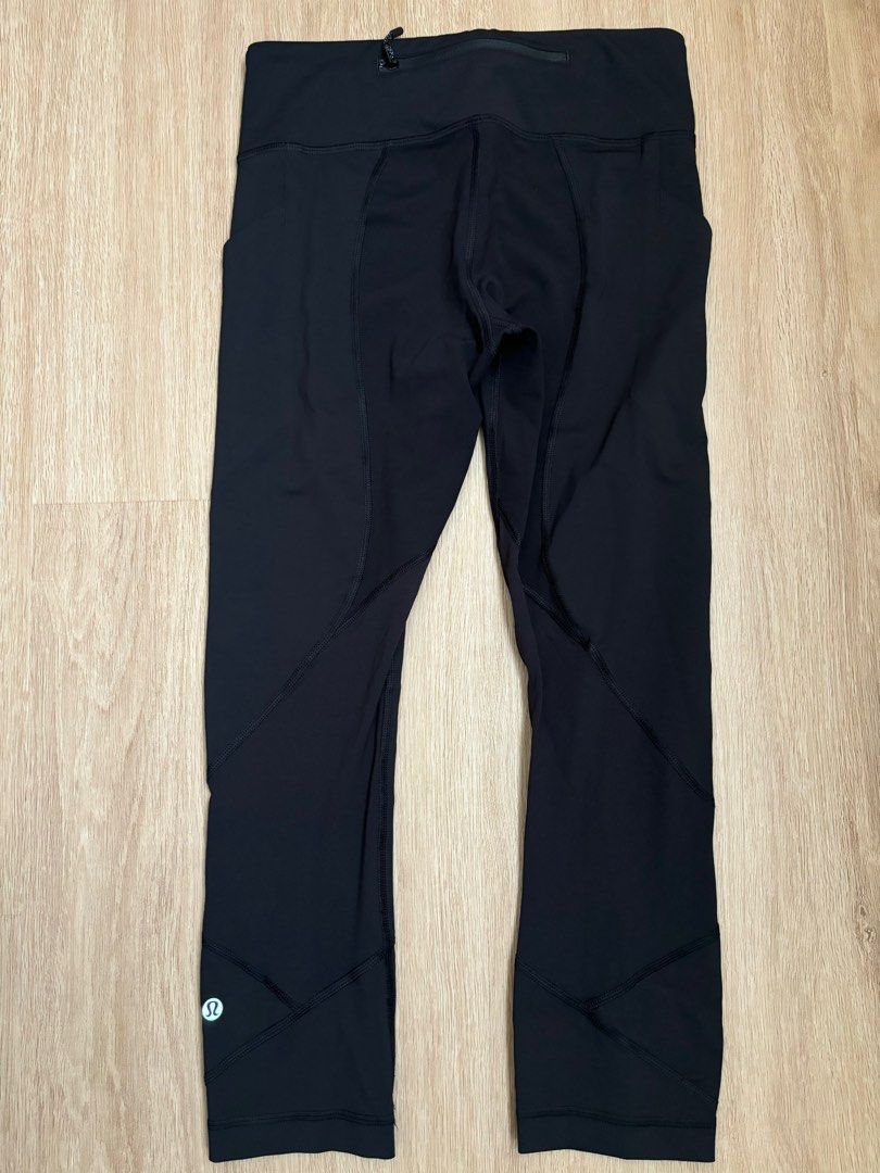 Lululemon black leggings Wunder Train High Rise Tight with Pockets 25
