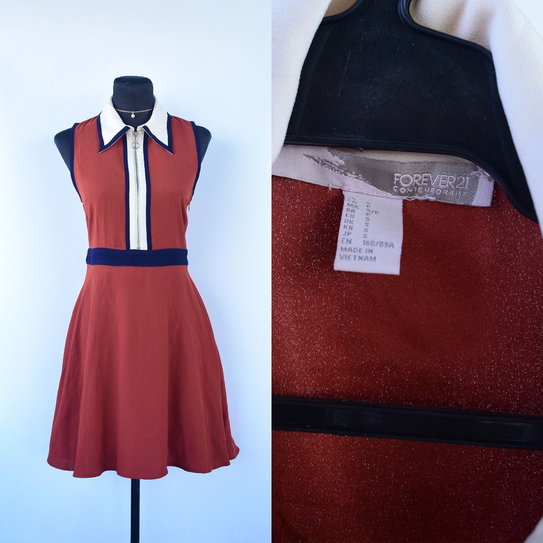 M FOREVER 21 Retro Vintage Style Dress good for Summer
