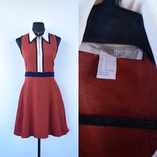 M - FOREVER 21 Retro Vintage Style Dress good for Summer
